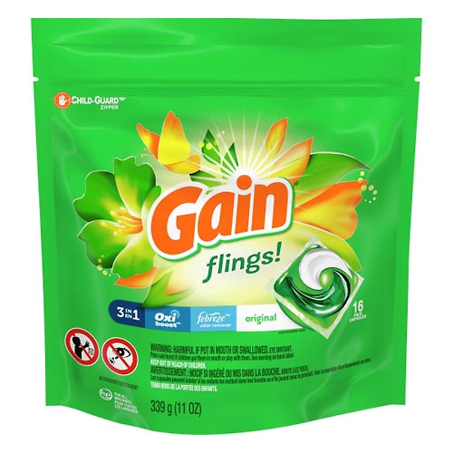 Image for Gain Detergent, 3 in 1, + Aroma Boost, Original, Pacs,16ea from DOKIMOS EAST MAIN PHARMACY