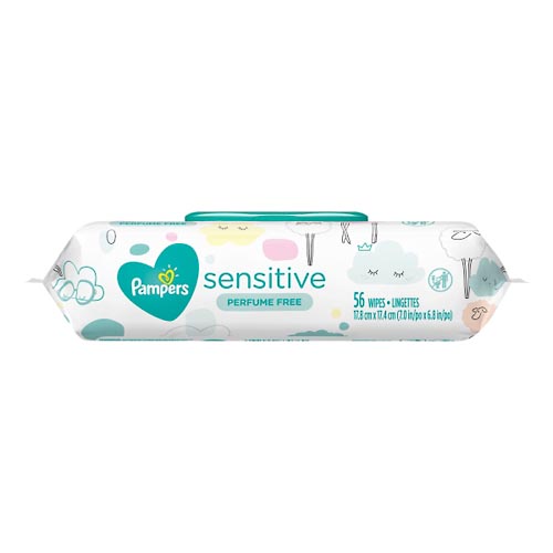 Image for Pampers Wipes, Sensitive,56ea from DOKIMOS EAST MAIN PHARMACY