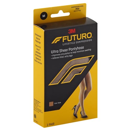 Image for Futuro Pantyhose, Ultra Sheer, Mild Compression, Medium, Nude,1pr from DOKIMOS EAST MAIN PHARMACY