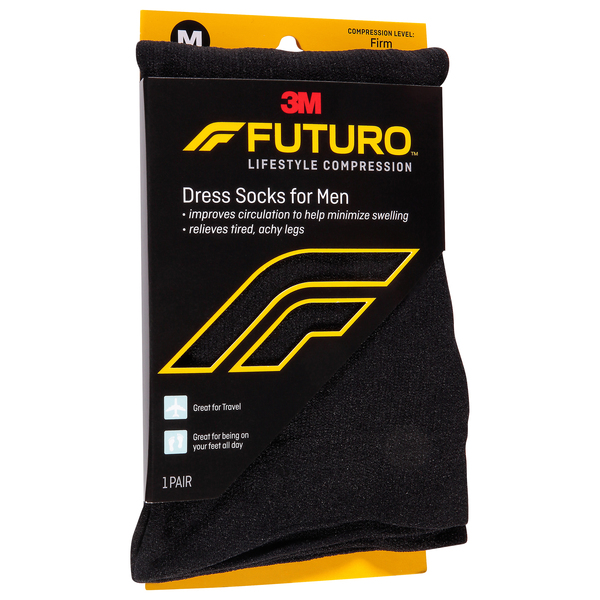 Image for Futuro Dress Socks for Men, Medium,1pr from DOKIMOS EAST MAIN PHARMACY