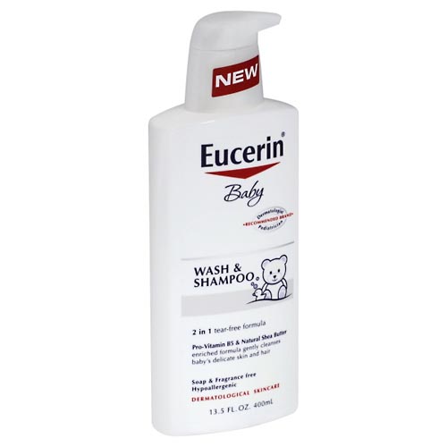 Image for Eucerin Wash & Shampoo, 2 in 1,13.5oz from DOKIMOS EAST MAIN PHARMACY