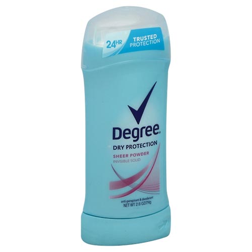 Image for Degree Anti-perspirant & Deodorant, Invisible Solid, Sheer Powder,2.6oz from DOKIMOS EAST MAIN PHARMACY