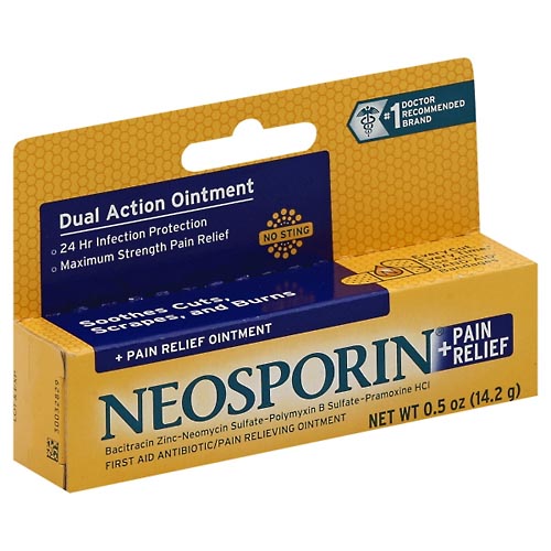 Image for Neosporin Pain Relief Ointment, Maximum Strength,0.5oz from DOKIMOS EAST MAIN PHARMACY