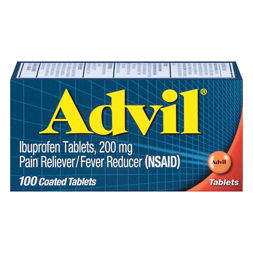 Image for Advil Ibuprofen, 200 mg, Coated Tablets,100ea from DOKIMOS EAST MAIN PHARMACY