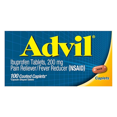 Image for Advil Ibuprofen, 200 mg, Caplets,100ea from DOKIMOS EAST MAIN PHARMACY