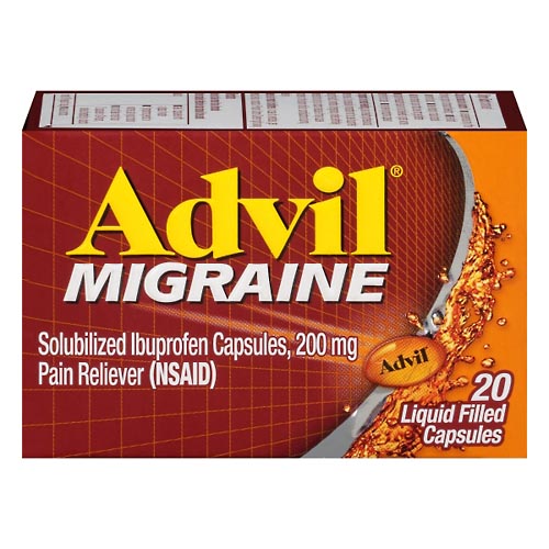 Image for Advil Ibuprofen, Solubilized, 200 mg, Liquid Filled Capsules,20ea from DOKIMOS EAST MAIN PHARMACY