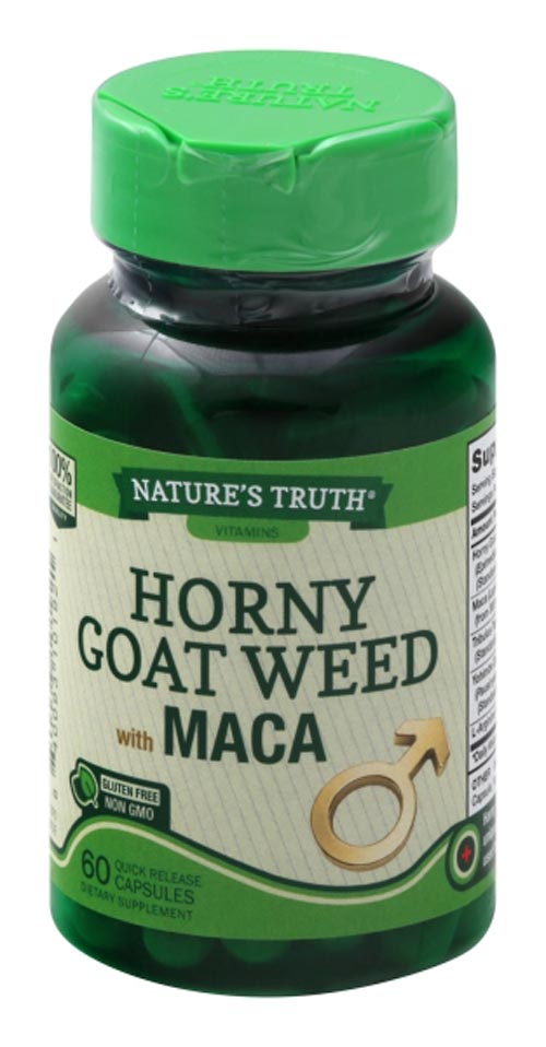 Image for Natures Truth Horny Goat Weed, with Maca, Quick Release Capsules,60ea from DOKIMOS EAST MAIN PHARMACY