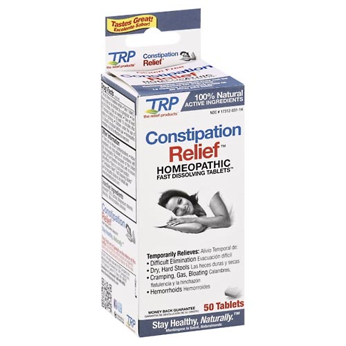 Image for Relief Products Constipation Relief, Fast Dissolving Tablets,50ea from DOKIMOS EAST MAIN PHARMACY